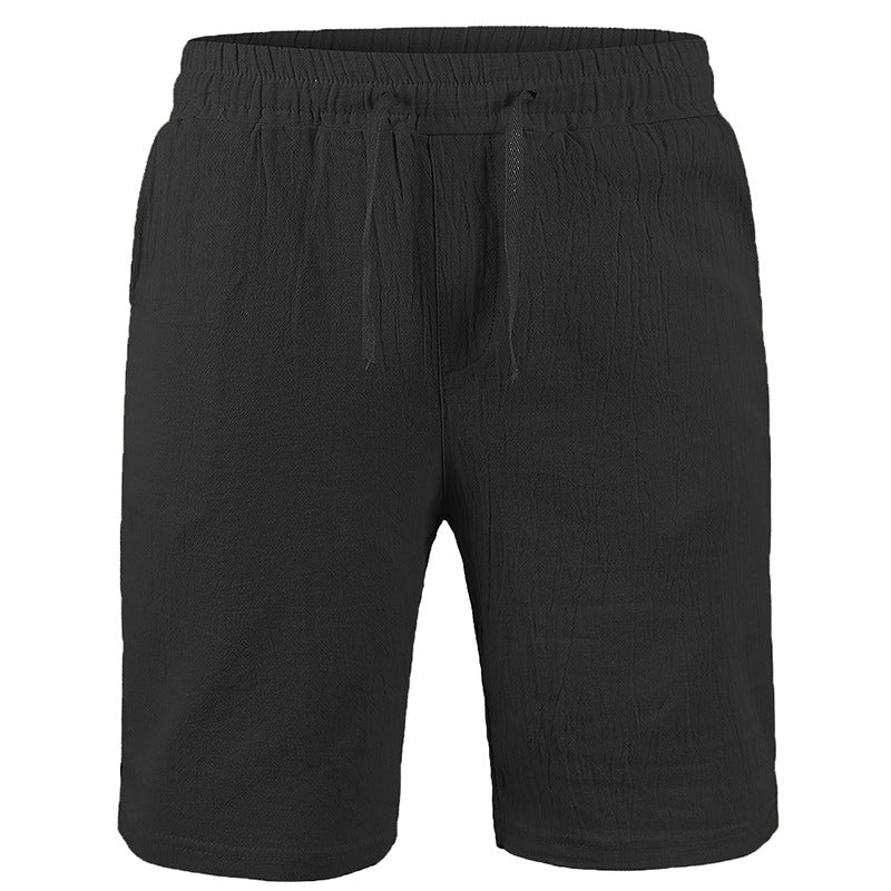 Pantaloncini casual estivi traspiranti per uomo di Valstrend Shop, in tessuto leggero con tasche e cintura regolabile.