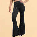 Pantaloni a campana in velluto casual da donna di Valstrend shop, in tessuto morbido e stile rilassato.