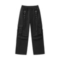 Pantaloni cargo da uomo Valstrend con vita elastica e taglio dritto, tessuto morbido e comodo, ideali per il tempo libero.
