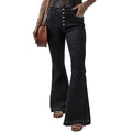 Jeans slim a vita alta da donna Valstrend shop, dettaglio in denim blu con cuciture visibili e vestibilità aderente.