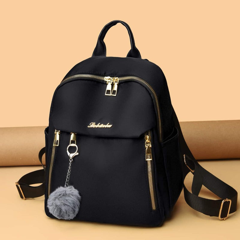 Borsa casual in nylon per donna Valstrend shop, con tracolla regolabile e tasche laterali, in stile pratico e moderno