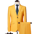Completo uomo elegante Valstrend, abito da lavoro casual in due pezzi con giacca e pantaloni, stile business formale.