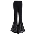 Women's Knitted Lace Bell-bottom Pants