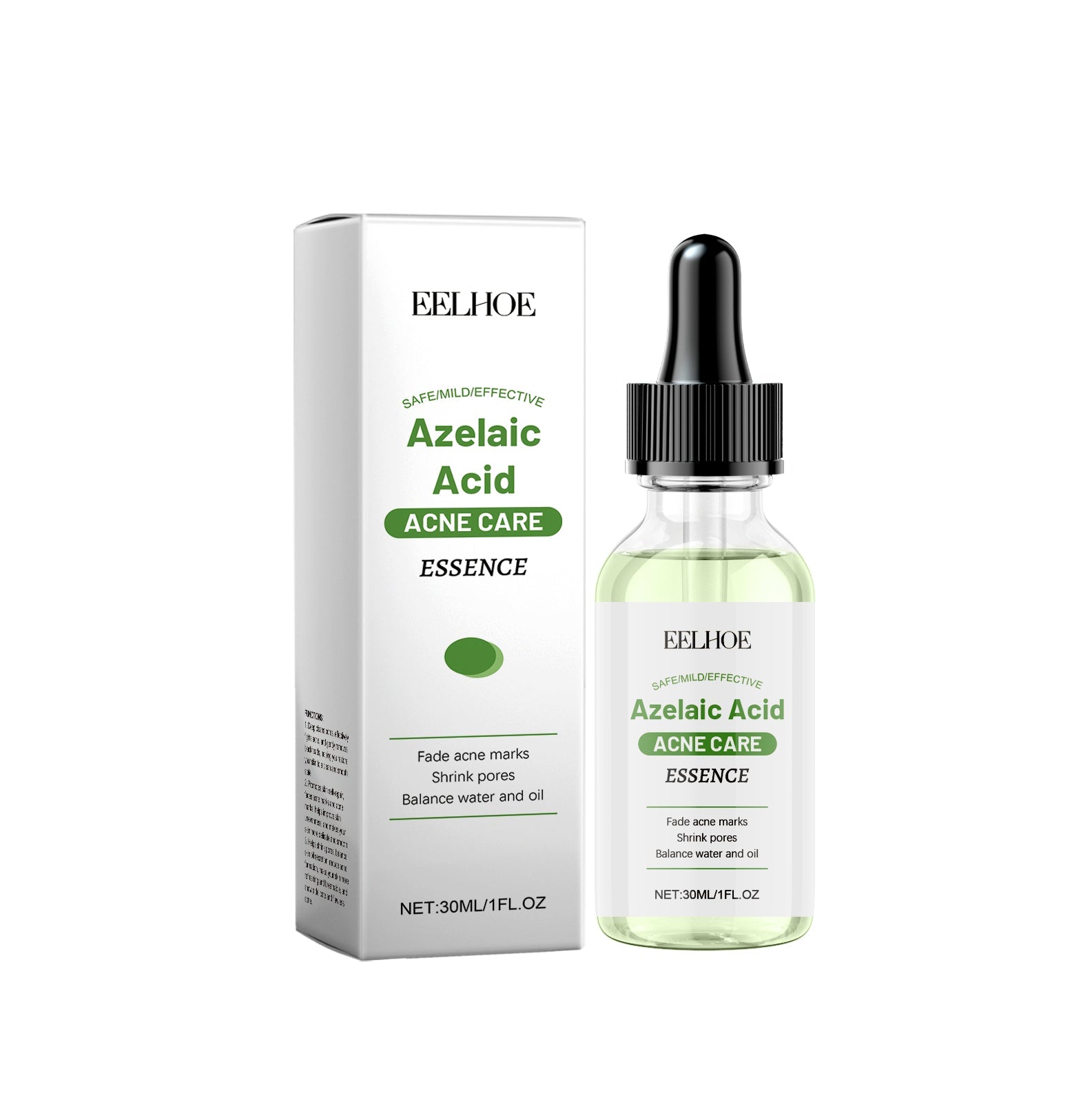 Siero Valstrend Azelaic Acid Acne Remover in bottiglia con pump, per trattamento della pelle acneica e arrossata.