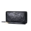 Borsa casual in vera pelle retrò in pelle di mucca, stile vintage, con manici e dettagli artigianali, marca Valstrend shop