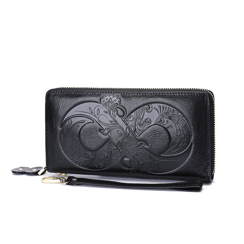 Borsa casual in vera pelle retrò in pelle di mucca, stile vintage, con manici e dettagli artigianali, marca Valstrend shop