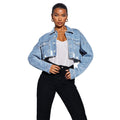 Cappotto corto personalizzato da donna Valstrend shop, tessuto caldo e stile elegante, con dettagli di decorazione e chiusure.
