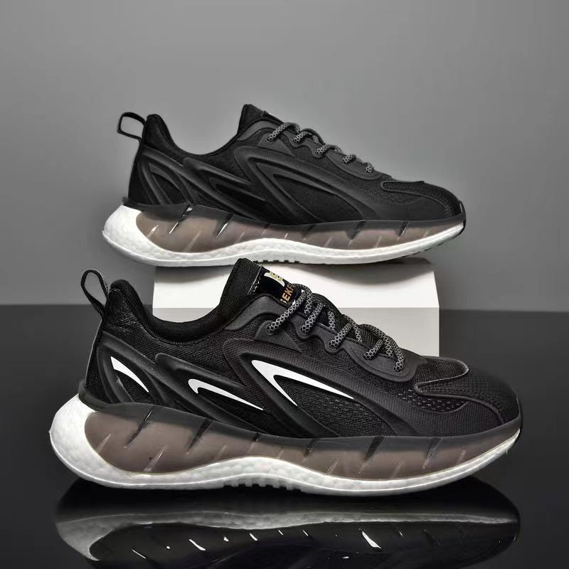 Scarpe da corsa da uomo Valstrend, sneaker in mesh traspirante con suola morbida e design leggero per corsa e sport.