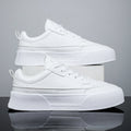 Scarpe da corsa da uomo Valstrend, sneakers sportive bianche per il tempo libero, con suola antiscivolo e design sportivo.