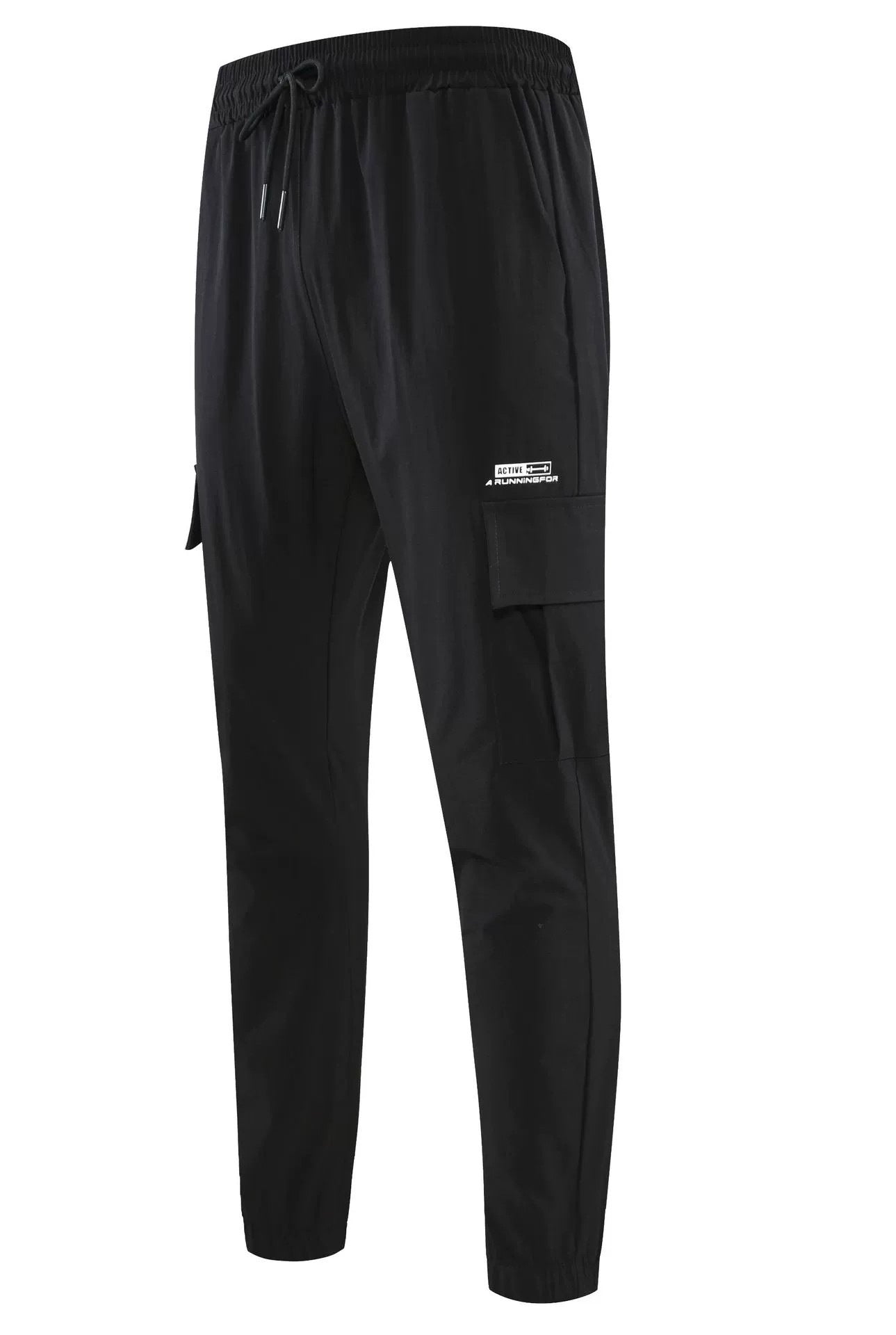 Pantaloni cargo casual in soft shell, stile streetwear, con multi-tasche e vestibilità dritta, marchio Valstrend.