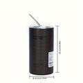 Tazza termica in acciaio inossidabile a doppia parete Valstrend con coperchio e cannuccia, 20oz, resistente e portatile.