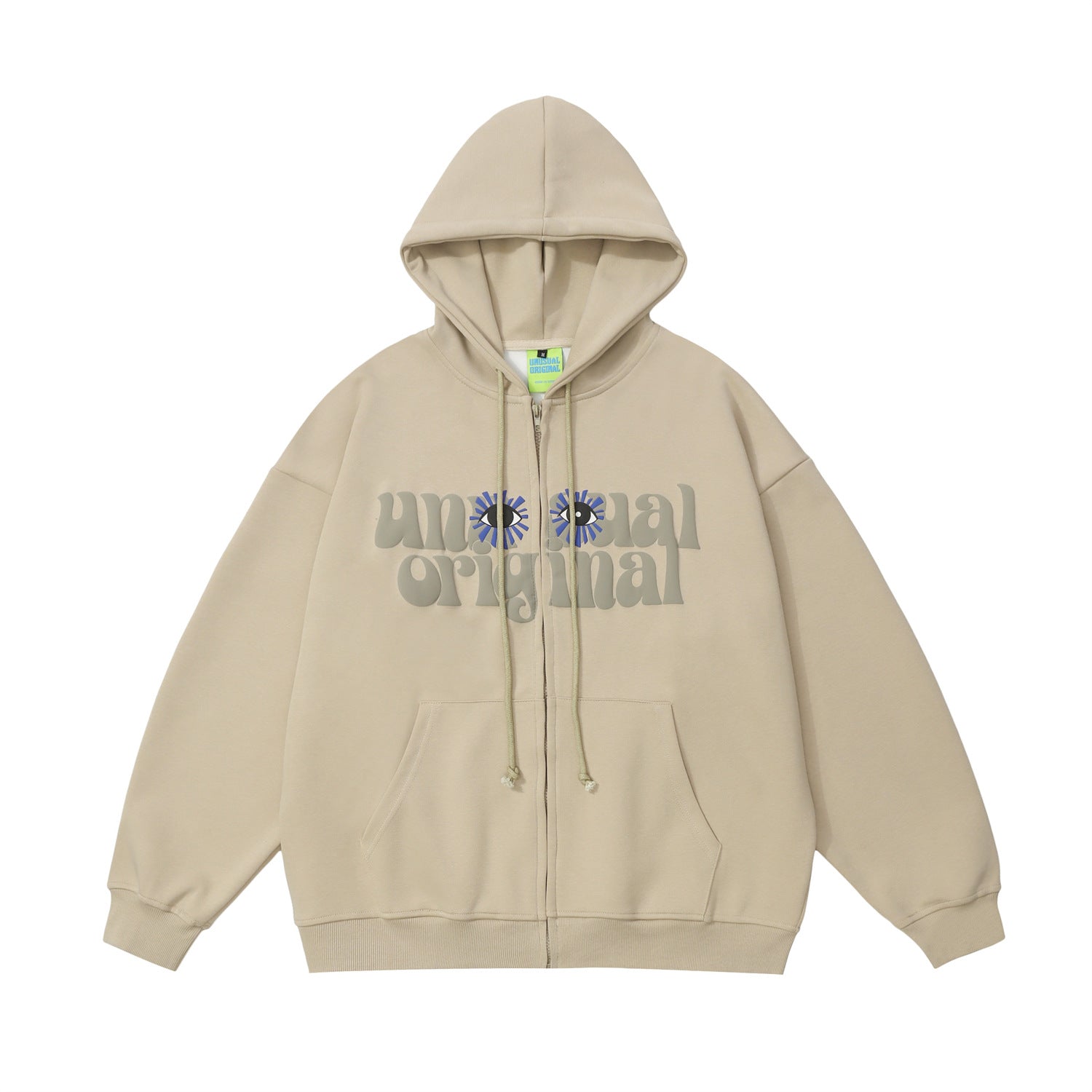 Personality Puff Print Ins Men's And Women's High Street Casual Loose-fitting Hoodie Sweater