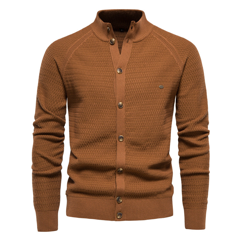Cardigan da uomo Valstrend, alta qualità autunno e inverno, maglione elegante per il lavoro e il tempo libero.