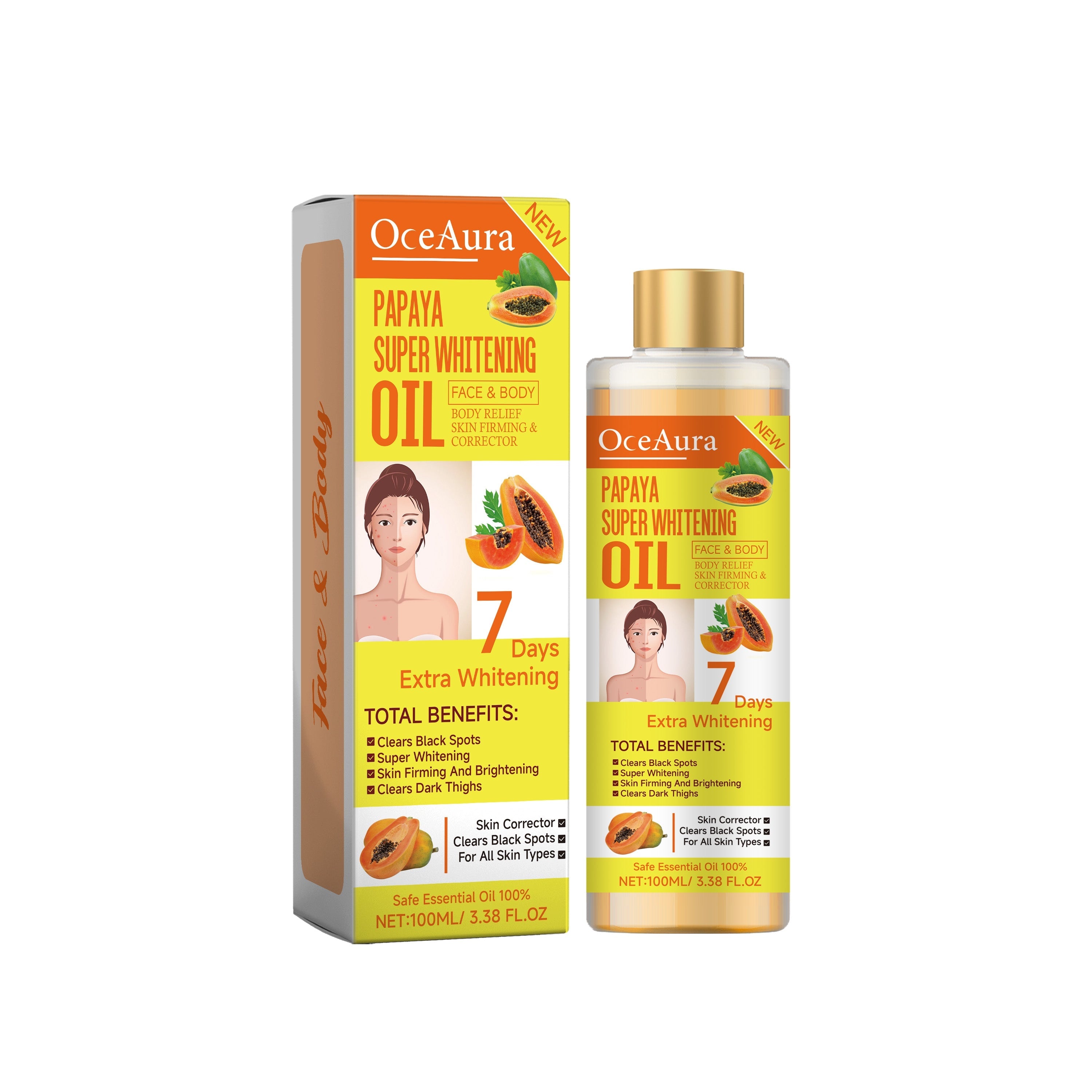 Whitening Body Papaya Oil