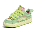 Scarpe da college per uomo Valstrend, stile all-match con design bread, visibili in dettaglio sulla immagine.