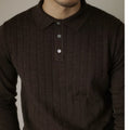 Maglione casual a maniche lunghe Valstrend, stile retrò americano, con revers ampio e design classico, in tessuto morbido.