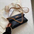 Borsa femminile semplice in PU con catena moda, design elegante e tracolla regolabile, stile Valstrend shop.