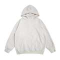 Casual Loose Solid Color Embossed Three-dimensional Pattern Zipper Cardigan Sweater