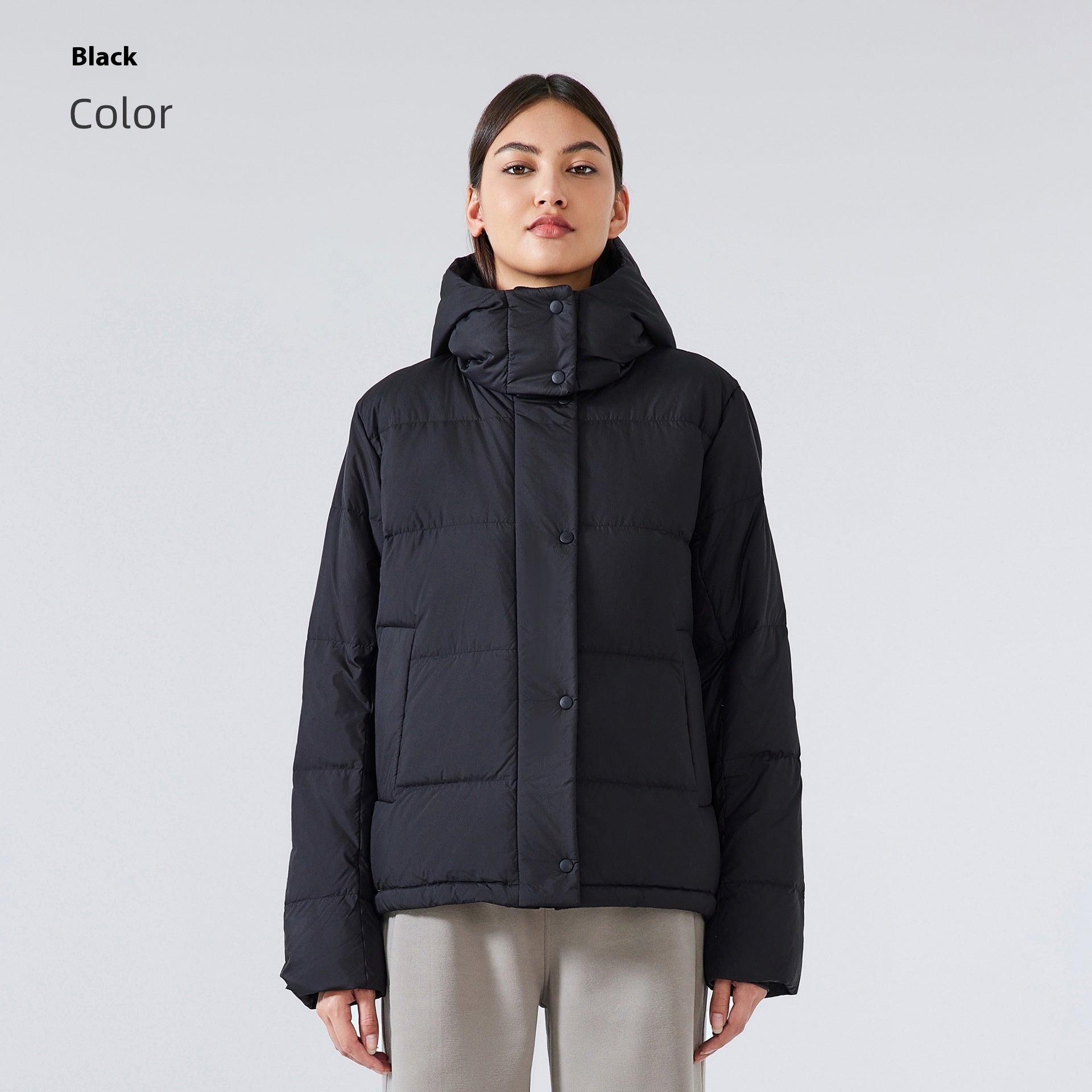 Down Jacket Female Casual Hooded Coat