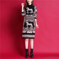 High Quality Oversized Fat Hiding Women's Knitted Dress