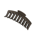 Ferretto per capelli donna Valstrend in colore cioccolato scuro, clip a molla semplice e elegante per capelli.