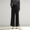 Pantaloni casual a sigaretta per donna taglia comoda, stile semplice e abbinabile, marca Valstrend Shop, in tessuto morbido e confortevole