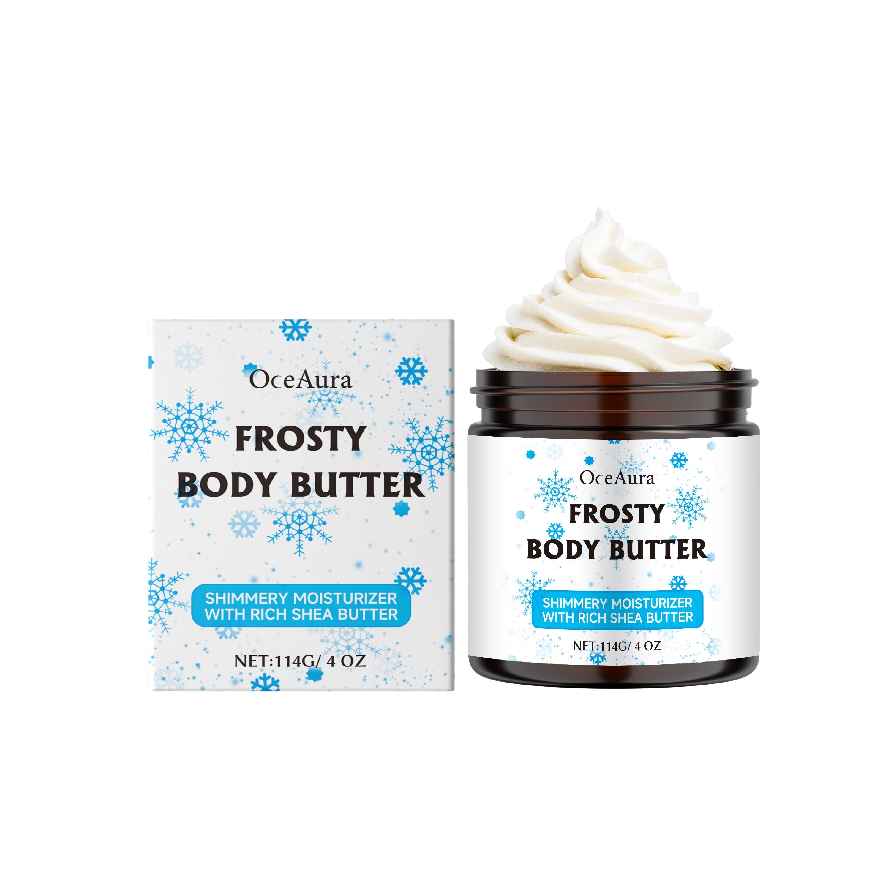 Burro corpo Frosty di Valstrend shop, crema idratante per la pelle con texture morbida e fresca.