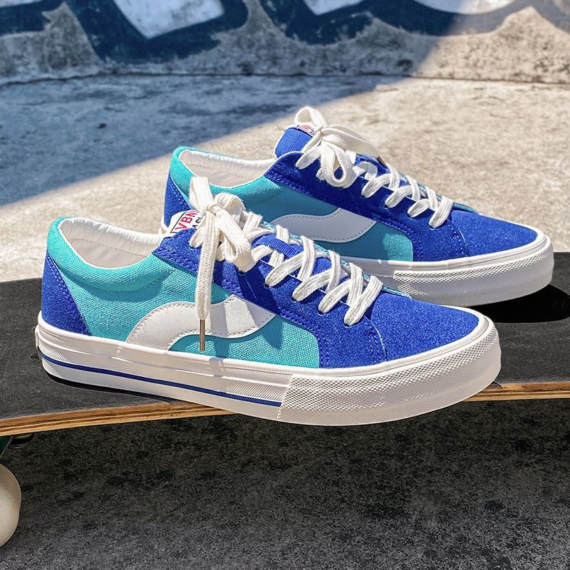 Men's Casual Suede Couple Low-top Canvas Shoes