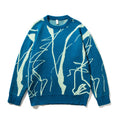 Maglione uomo oversize General Public di Valstrend Shop, tessuto morbido e comodo, colore grigio, vista frontale.
