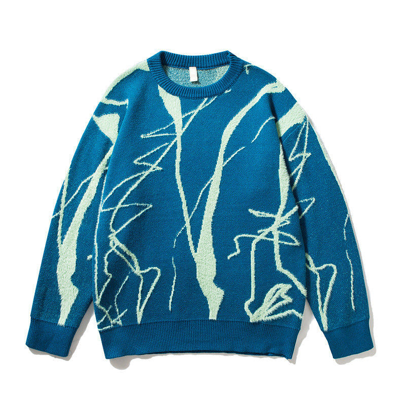 Maglione uomo oversize General Public di Valstrend Shop, tessuto morbido e comodo, colore grigio, vista frontale.