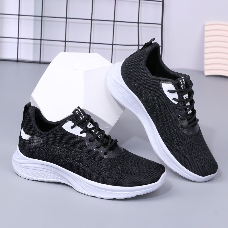Scarpe sportive casual da donna Valstrend con suola morbida e tomaia Flyknit, comfort e stile per uso quotidiano.