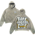 Pullover a maniche lunghe Valstrend con motivo Harajuku stampato, stile casual e alla moda, tessuto morbido e confortevole.