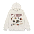 Autumn And Winter Heavy Fleece-lined Loose Pullover Top Men's Clothing