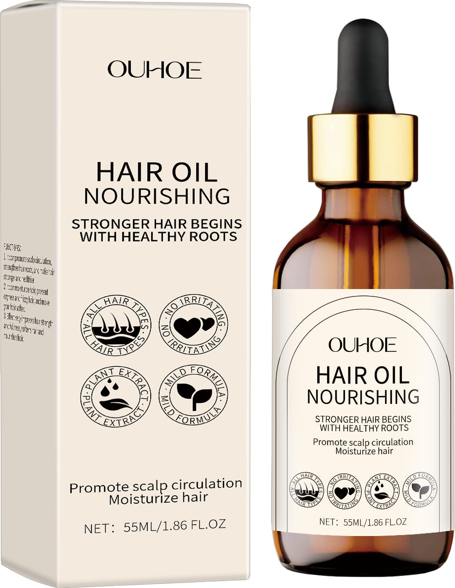 Olio essenziale per capelli fortificanti Valstrend, bottiglia con etichetta blu e gocce di olio, ideale per cura dei capelli.