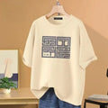 Summer New Pure Cotton American Heavy Short-sleeved T-shirt