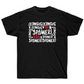 T-shirt casual a girocollo Valstrend, stampa digitale europea e americana, tessuto morbido e comodo, vista frontale.