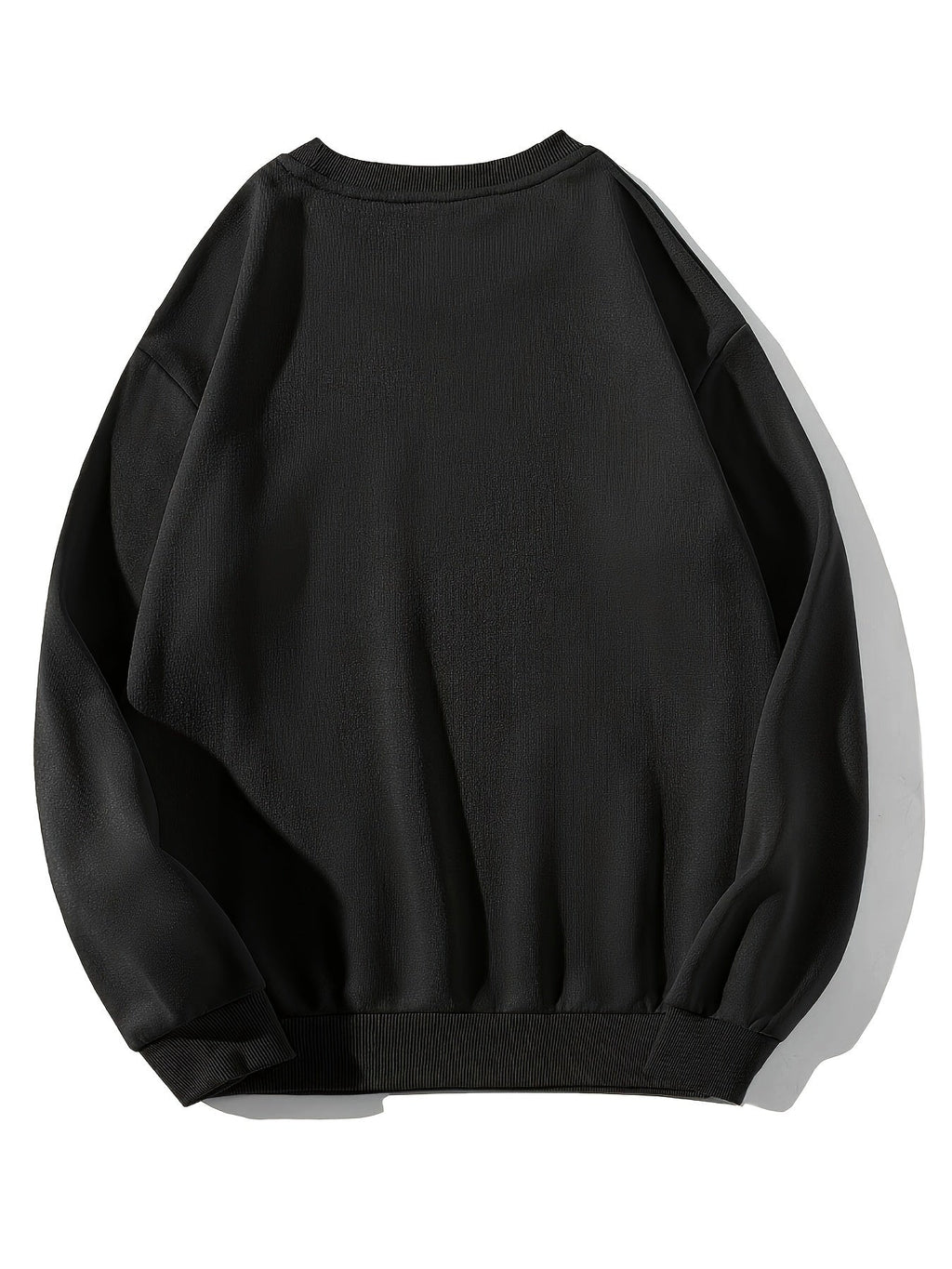 Felpa donna casual con collo rotondo, stampa cartone animato, tessuto elasticizzato, maniche lunghe e grafica floreale con lettere, Valstrend