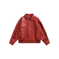 Giacca in pelle da uomo e donna Valstrend, giacca corta e alla moda con stile cool e trendy, perfetta per look moderni.