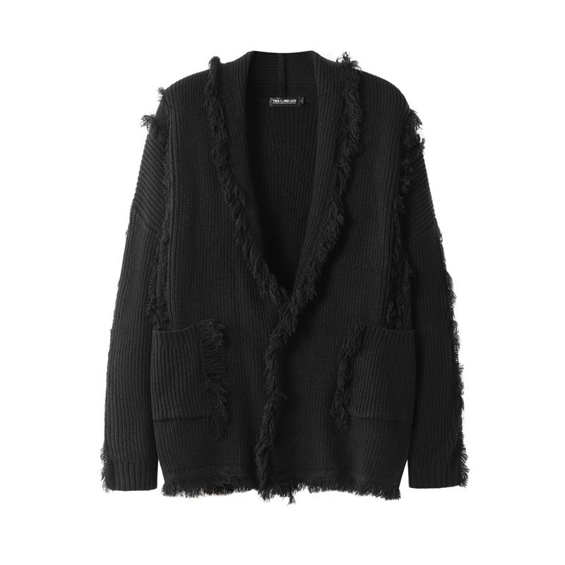 Maglione in maglia Valstrend per uomo e donna, stile casual, lavorato a maglia, con collo rotondo e colore neutro.