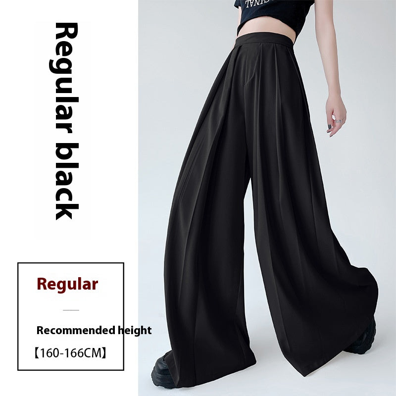 Pantaloni larghi donna Valstrend, stile casual con gamba ampia, tessuto morbido, adatti a look comodi e alla moda.