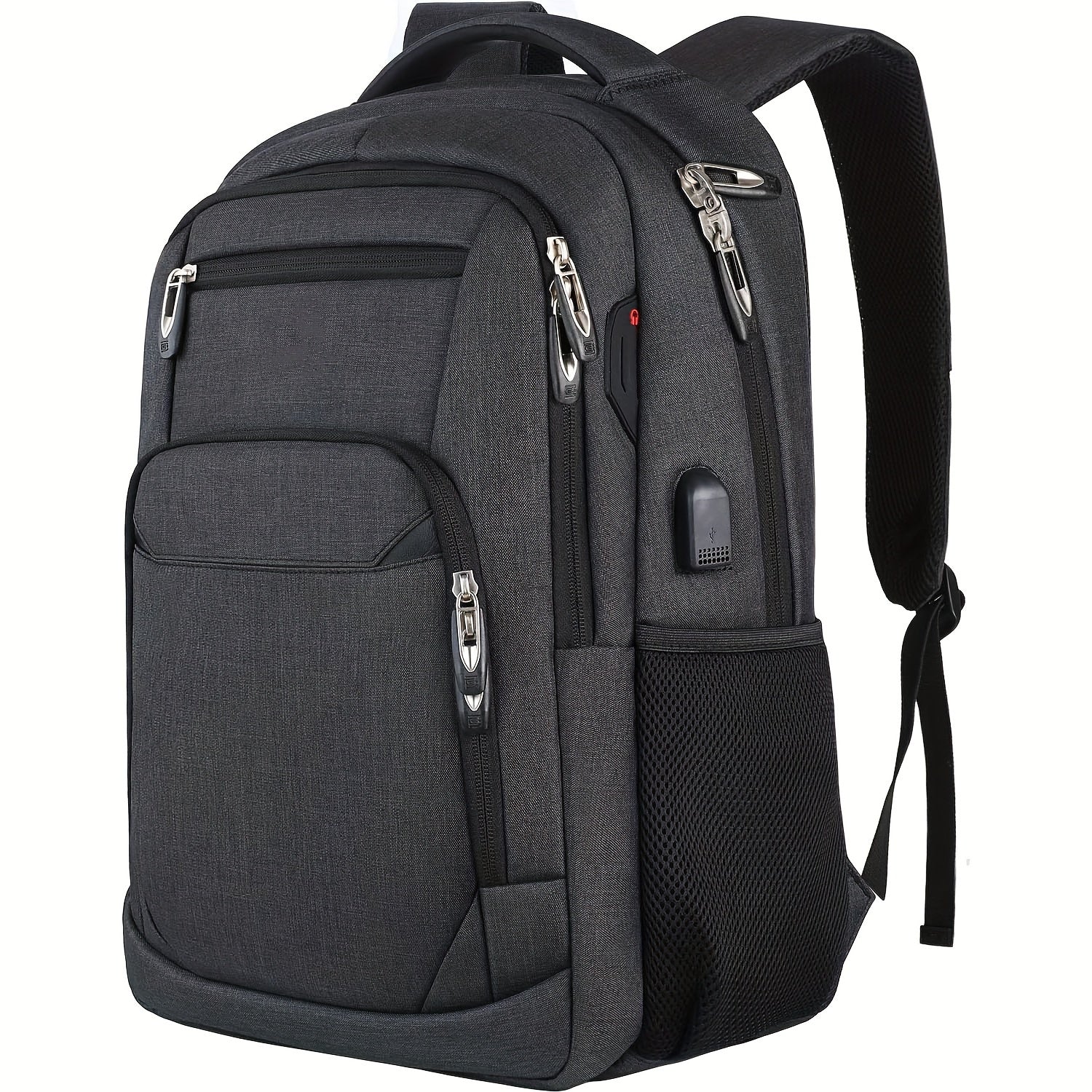 Zaino antitaccheggio sottile e resistente Valstrend per laptop da 15,6 pollici, impermeabile, con scomparti per viaggio d'affari.