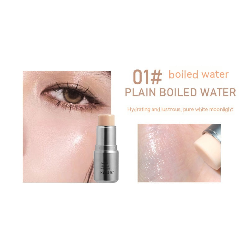 Illustrazione di un gel illuminante Valstrend per il trucco, trasparente, leggero, brillante e ideale per illuminare e migliorare la pelle.