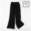 Pantaloni donna a zampa larga Valstrend, tessuto modal, stile casual e svasato, abbinabili facilmente, vestibilità slim.
