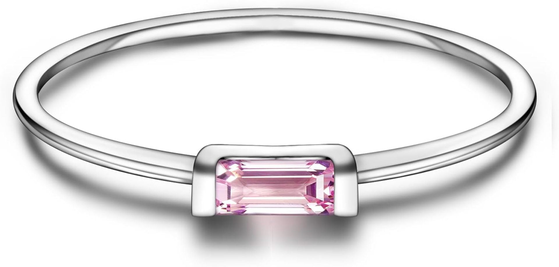 Anello donna in argento sterling S925 con pietra preziosa, design raffinato per il 12° compleanno, marca Valstrend.