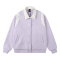 Color Stitching Turnover Neck Jacket Men's Autumn And Winter American Style