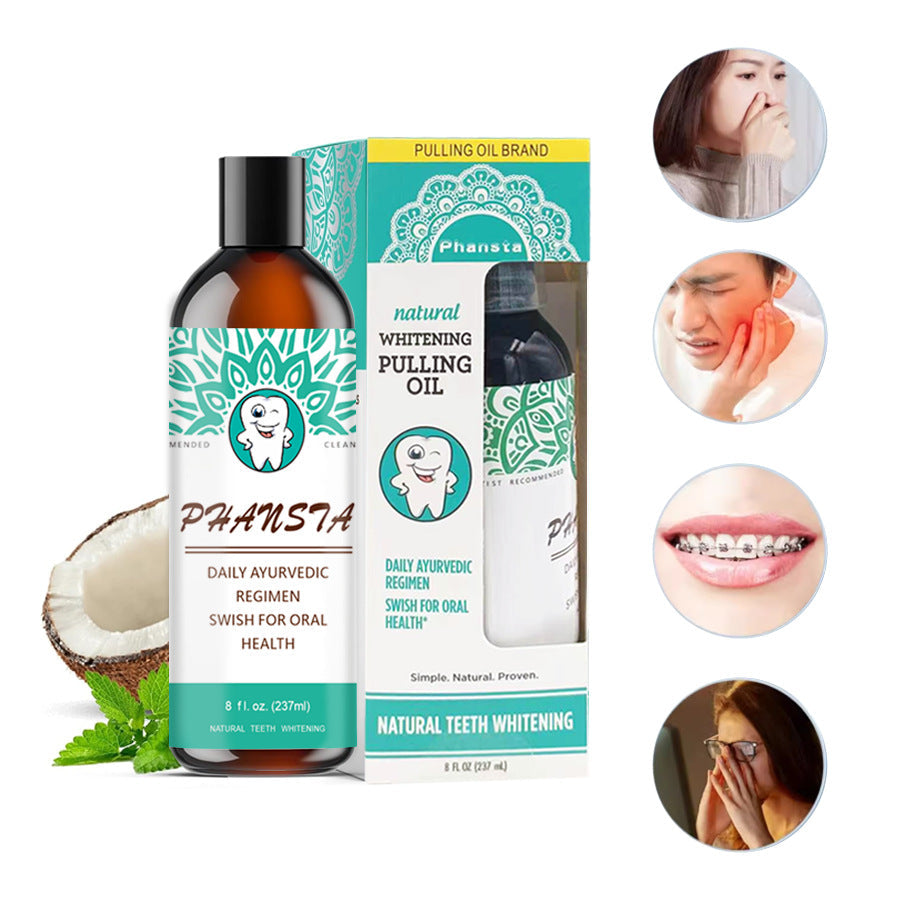 Coconut Oil Mouthwash Deodorant Tooth Stain Removal