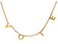 Collana in lega con lettere personalizzate VOTE di Valstrend shop, con pendente con lettere e design elegante.