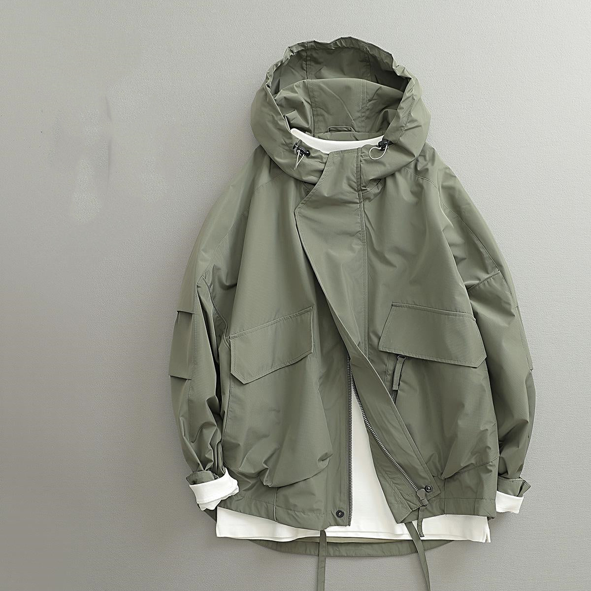 Giacca corta giapponese stile retrò primavera e autunno, antivento, uomo, ampia versione, outdoor, Valstrend shop