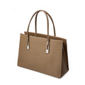 Borsa tote in pelle bovina di alta capacità con strato superiore, marca Valstrend, con manici resistenti e dettagli eleganti
