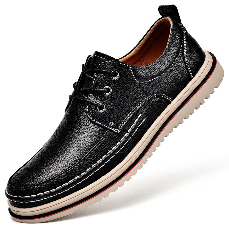 Stivaletti Martin in pelle autentica stile britannico, artigianali e casual, marca Valstrend, con suola robusta e dettagli in pelle naturale.